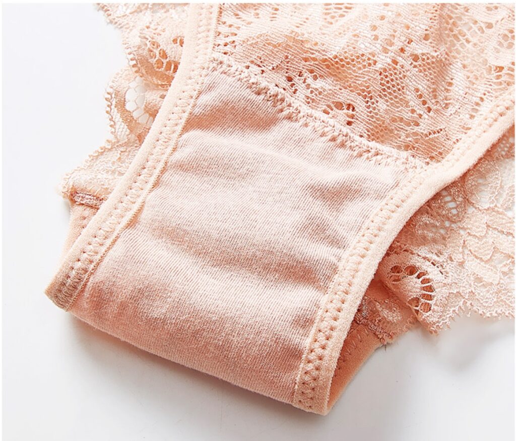 lace panties cotton inside