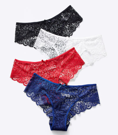 lace panties red